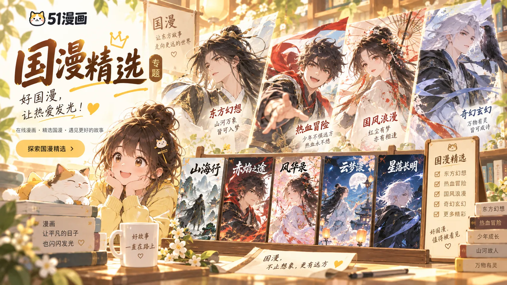 年度漫画趋势与人气题材专题封面