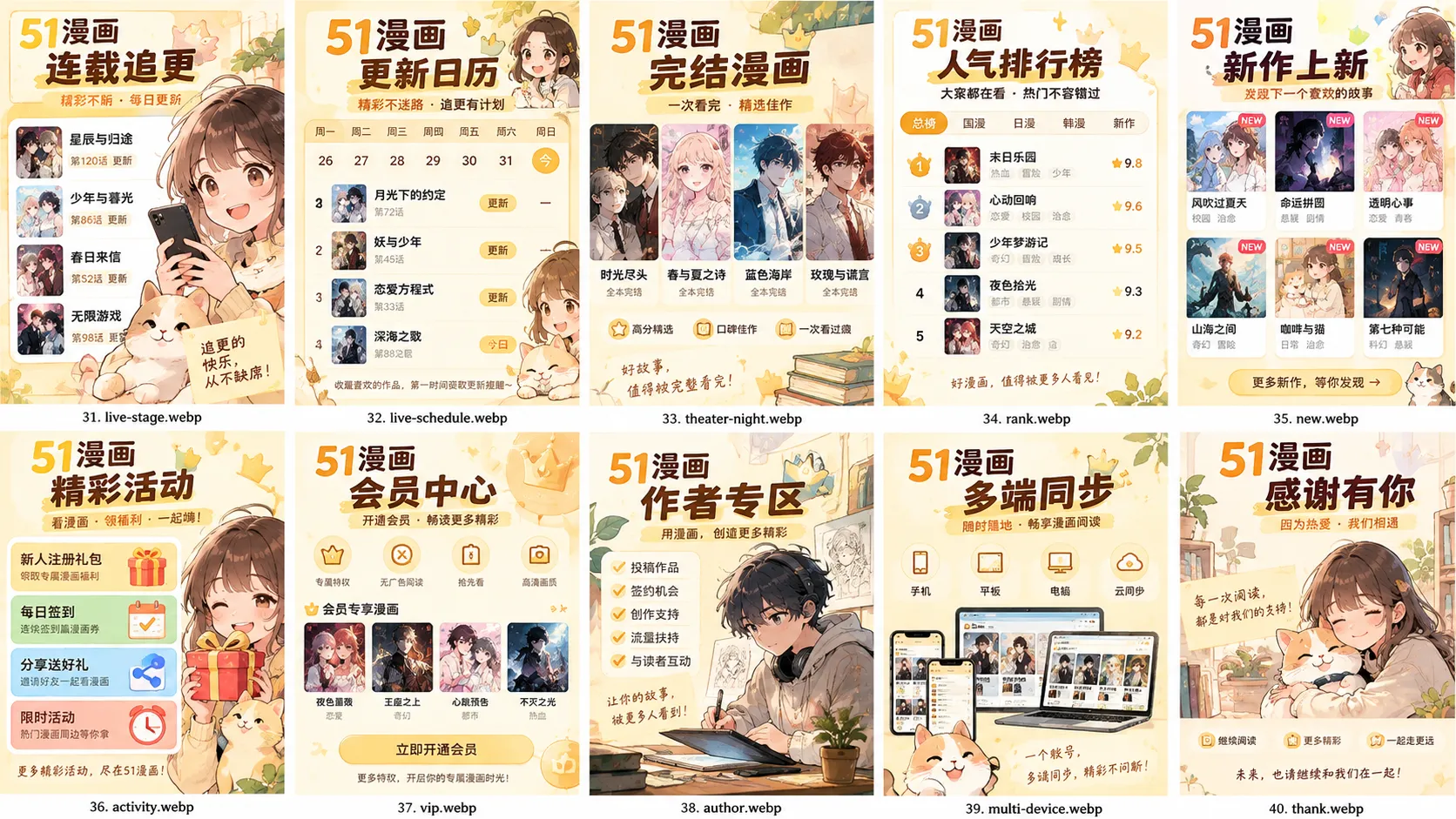 51漫画连载作品最新更新焦点