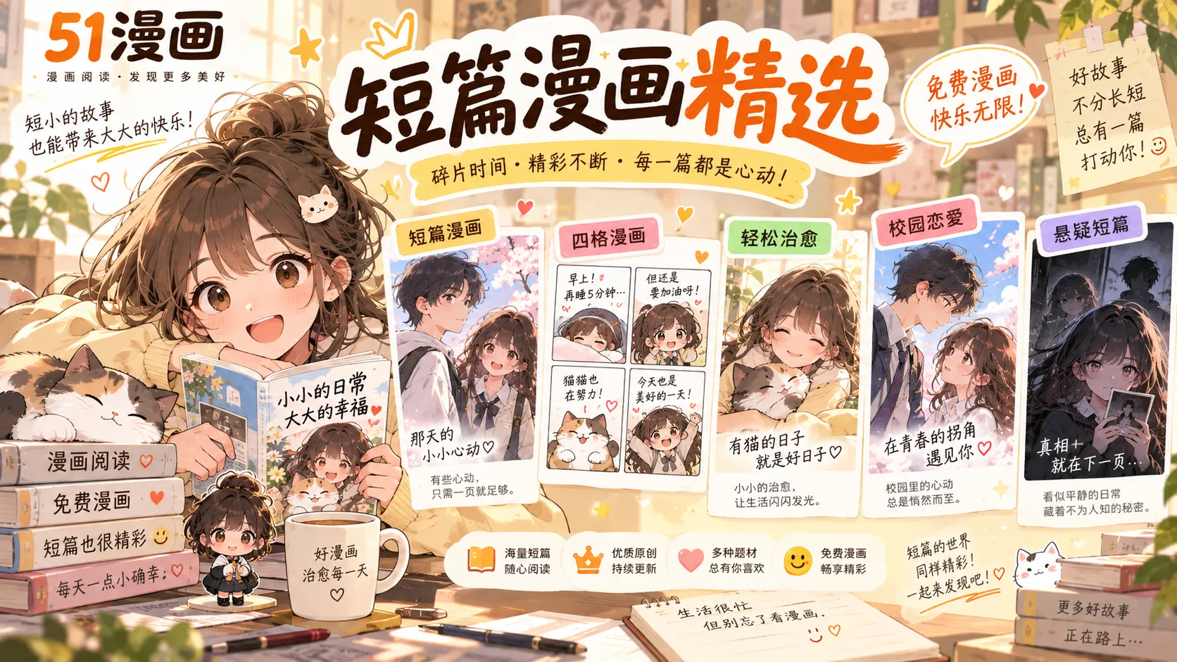 51漫画短篇与单话作品精选